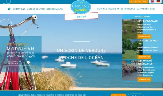 CAMPING PARADIS ARVOR