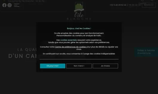 CAMPING L'ÎLE BLANCHE