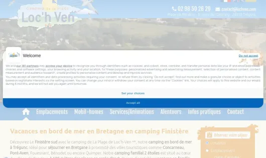 CAMPING DE LA PLAGE LOCH VEN