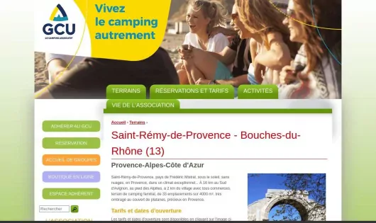 CAMPING GCU SAINT-RÉMY-DE-PROVENCE