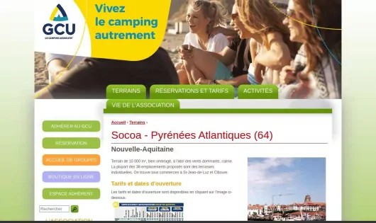 CAMPING GCU SOCOA