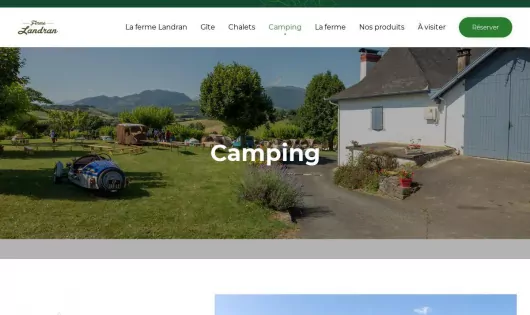 AIRE NATURELLE DE CAMPING FERME LANDRAN