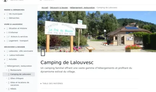 CAMPING DU PRÉ DU MOULIN