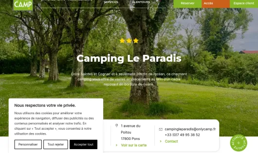 CAMPING MUNICIPAL LE PARADIS