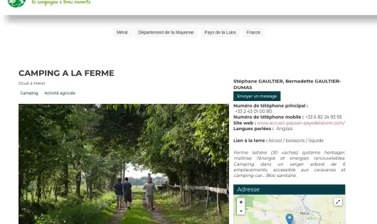 CAMPING À LA FERME LE MOTTAIS