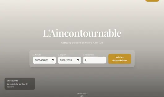 CAMPING L'AINCONTOURNABLE